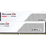 G.SKILL Ripjaws S5 Series 32GB 2 x 16GB 288-Pin DDR5 5600 CL40 Intel XMP 3.0 Desktop Memory Model F5-5600U4040A16GX2-RS5K White