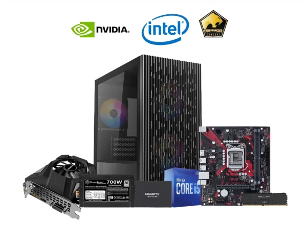ERIGOR Intel Core i5 10400F/16GB/480GB/GTX 1660 Super/Matrexx 40 Performance Editing & Gaming System Unit - Consumer Desktop