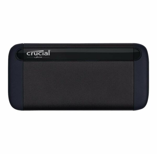Crucial X8 500GB Portable SSD Up to 1050MB/s USB 3.2 External Solid State Drive USB-C USB-A CT500X8SSD9 - External Storage Drives