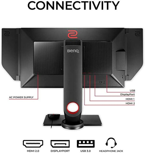 BenQ Zowie XL2546 24.5" TN Panel, 1920x1080 FHD, 240Hz DyAc, 1ms, 1xDVI-DL, 2xHDMI, 1xDP Dark Grey  e-Sports Monitor - Monitors