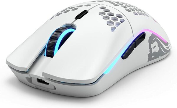 Glorious Model O Wireless RGB 69G Gaming Mouse Matte White - Computer Accessories