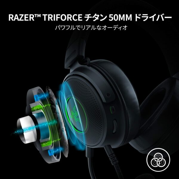 Razer Kraken V3 HyperSense Gaming Headset RZ04-03770100-R3M1 - Computer Accessories