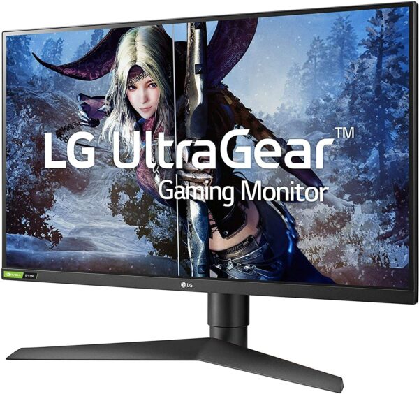 LG 27GL850-B 27 Inch Ultragear QHD Nano IPS 1ms NVIDIA G-Sync Compatible Gaming Monitor, Black - Monitors