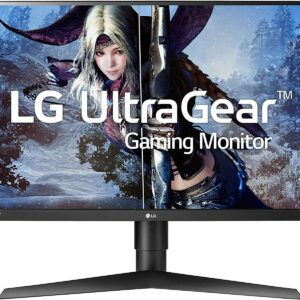 LG 27GL850-B 27 Inch Ultragear QHD Nano IPS 1ms NVIDIA G-Sync Compatible Gaming Monitor, Black - Monitors