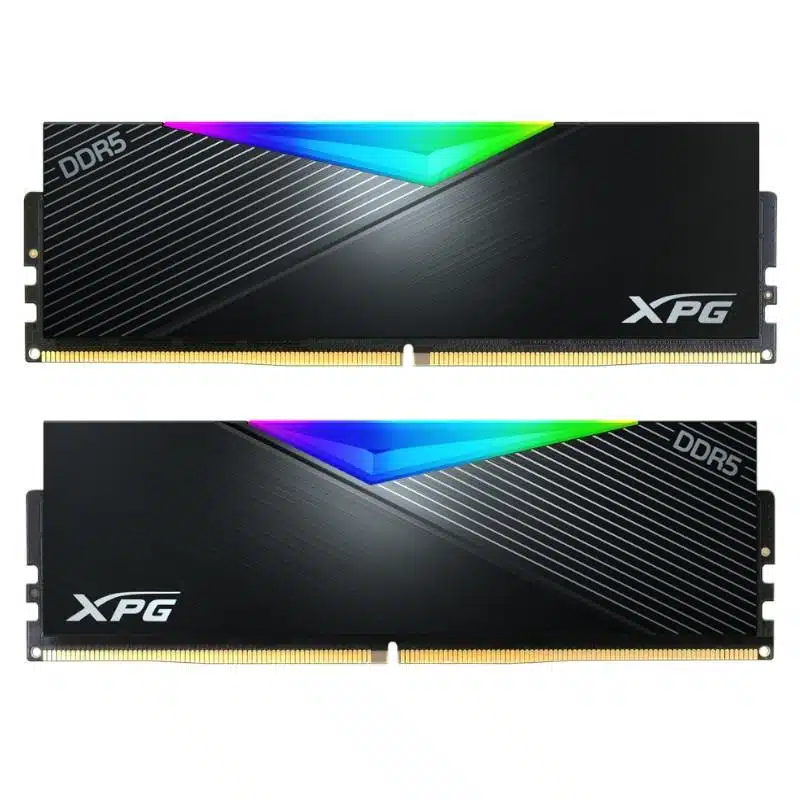 Adata XPG Lancer 32GB 2 x 16GB 288-Pin DDR5 5200 CL38 PC5 41600 Desktop Memory Model AX5U5200C3816G-DCLABK - Desktop Memory