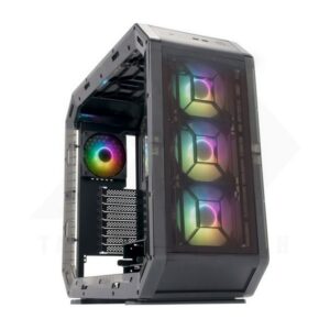 InWin AIRFORCE Case Phantom Black Mid Tower E-ATX Computer Chassis - Chassis