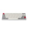 Skyloong GK68XS Hotswap Dak Grey/Red Wireless or Wired Mechanical Keyboard Red Switch Bluetooth 5.1 - Computer Accessories
