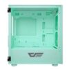 DarkFlash DLM21 Neo Mint Mesh Micro ATX Case with Tempered Glass Door - Chassis