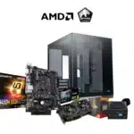 ERZA AMD Ryzen 5 3600/16GB/500GB/RX 6600/Tecware VXM High Performance Editing & Gaming System Unit
