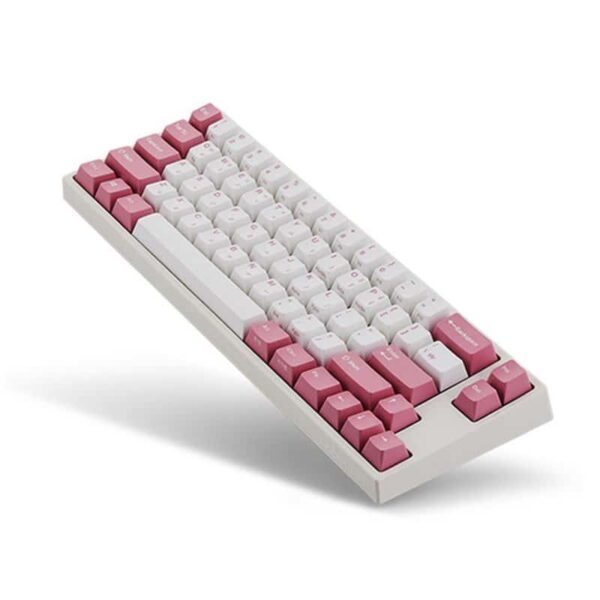 Leopold FC660M PD Light Pink - Cherry Red, PBT Double Shot Key Cap, Mini Size Mechanical Keyboard - Keyboards