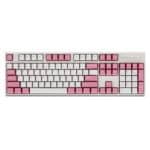 Leopold FC900R PD Light Pink - Cherry Clear, PBT Double Shot Key Cap, Full Size 104 Keys Mechanical Keyboard