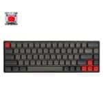 Skyloong GK68XS Hotswap Dak Grey/Red Wireless or Wired Mechanical Keyboard Red Switch Bluetooth 5.1