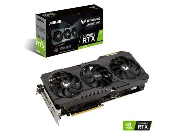 ASUS TUF Gaming NVIDIA GeForce RTX 3080 TUF-RTX3080-10G-GAMING Video Card - Nvidia Video Cards