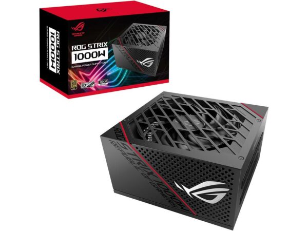 ASUS ROG STRIX 1000W 80 PLUS Gold Certification, Fully Modular Cables Black Power Supply - Power Sources
