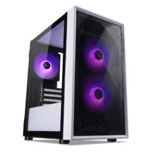 Tecware Forge M2 Compact MATX RGB Chassis White - Chassis