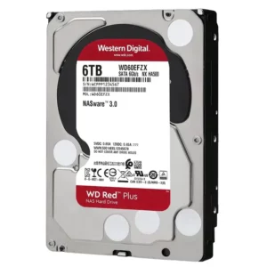 Western Digital Red Plus 6TB NAS Internal Hard Drive WD60EFZX SATA 3.0 5400 RPM Class, SATA 6 Gb/s - Internal Hard Drives