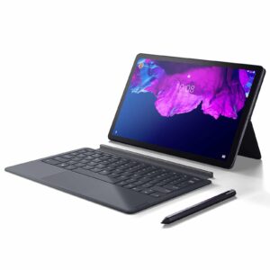 Lenovo Tab P11 Pro Tablet 11.5" WQXGA | 6 GB RAM | 128 GB | Qualcomm Snapdragon 730G Octa-core Android 10-Slate Gray ZA7D0040PH Tablet with Keyboard - Gadget Accessories