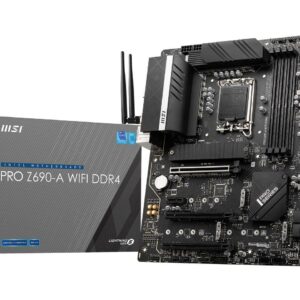 MSI PRO Z690-A WIFI DDR4 LGA1700 Intel Motherboard - Intel Motherboards