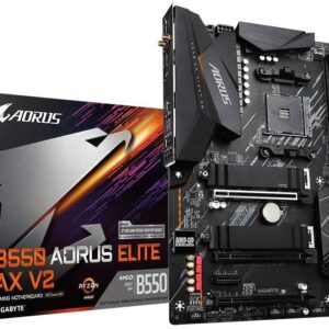 GIGABYTE B550 AORUS Elite AX V2 WIFI Gaming Motherboard - AMD Motherboards