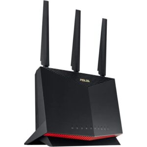 ASUS AX5700 WiFi 6 Gaming Router RT-AX86U Dual Band Gigabit Wireless Internet Router - Networking Materials