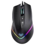 AULA F805 with Side Buttons 6400 DPI Wired RGB Gaming Mouse