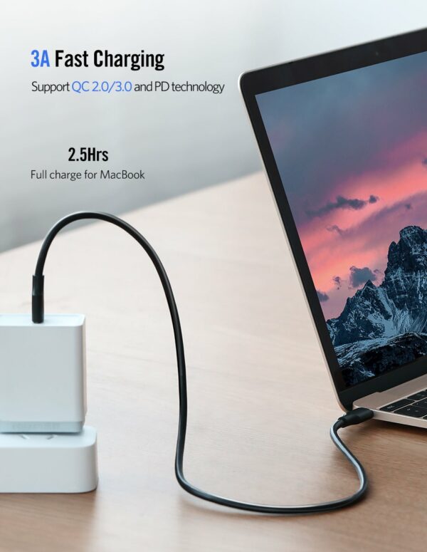 UGREEN US286 USB-C to USB-C Charging & Data Cable 1 Meter - Cables/Adapter
