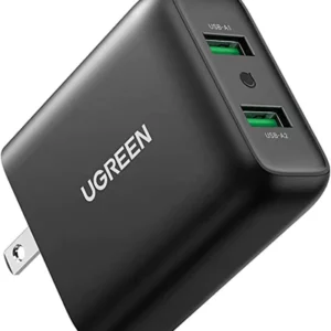 UGREEN CD161 USB Fast Charger 2 Ports QC 3.0 Charger - Cables/Adapter