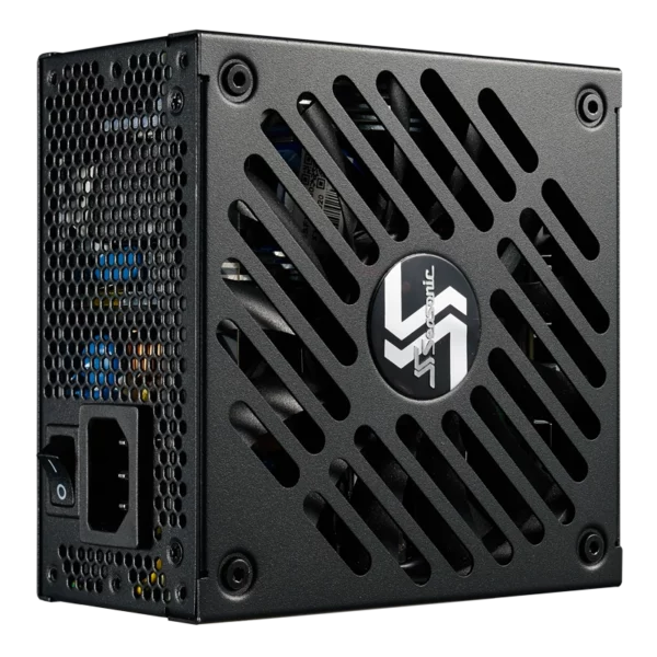 Seasonic Focus SGX 650W 80+ SFX Gold Full-Modular Power Supply SSR-650SGX
 	COMPACT SIZE: 125 mm (L) x 125 mm (W) x 63.5 mm (H).
 	FULL MODULAR: Use only the cables you need to reduce clutter to maximize airflow for a better ventilated system.
 	80 PLUS GOLD: Less energy gets wasted during power conversion; Cut down your electricity usage and be Eco-Friendly.
 	PREMIUM HYBRID FAN CONTROL: Unsurpassed silent performance in Fanless Mode. Functions in three operational stages: Fanless Mode, Silent Mode, and Cooling Mode.
 	10 YEAR WORRY-FREE WARRANTY: Our commitment to superior quality.
