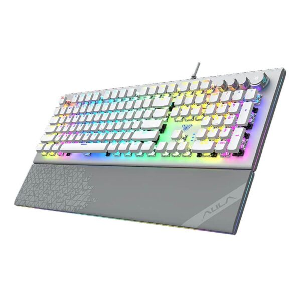 Aula L2098 RGB Mechanical Gaming Keyboard White - Computer Accessories