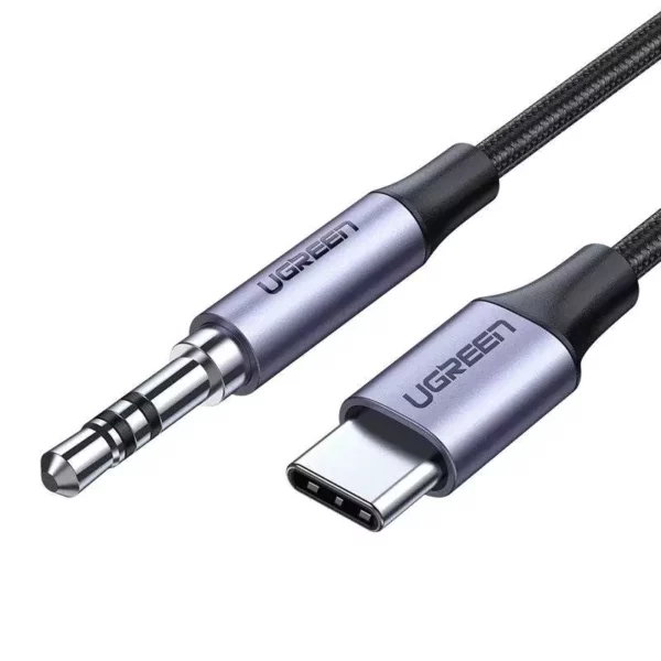 UGREEN AV143 USB Type C Male To 3.5mm Audio Cable 1M - Audio Gears and Accessories
