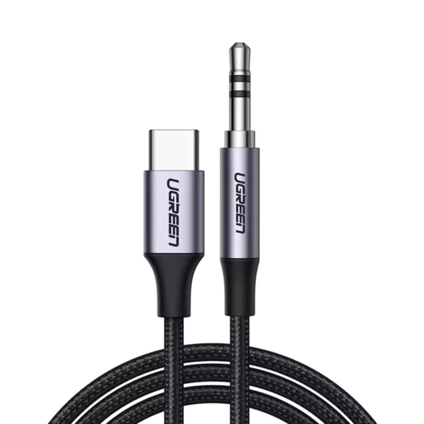 UGREEN AV143 USB Type C Male To 3.5mm Audio Cable 1M - Audio Gears and Accessories