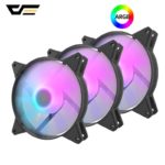 DarkFlash C6MS 3in1 | 5in1 Aurora Spectrum RGB Fan Pack Case Fans Pink/Neo Mint/Black/White