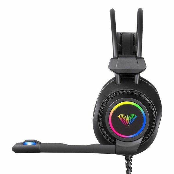 AULA S600 7.1 Surround Sound USB Wired Gaming Headphones - BTZ Flash Deals