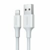 UGREEN MFi Certified Lightning Male Cable Nickel Plating ABS Shell 1 Meter White - Cables/Adapter