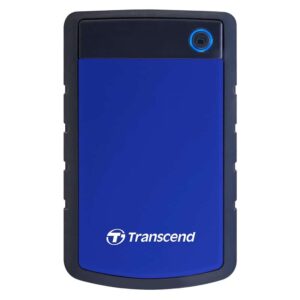 Transcend 1TB USB 3.1 StoreJet 25H3B SJ25H3B Rugged External Hard Drive - External Storage Drives