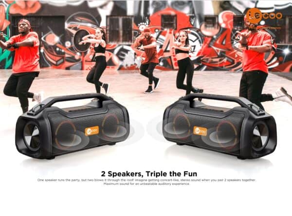 Lenovo Lecoo DS153 BOOMBOX Portable Wireless Speakers - Audio Gears and Accessories