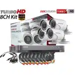 HIKVISION 8 Channel and 8 2MP Camera TVI-8CH4D4B-2MP-Eco 8CH 2MP-Lite Analog Kit/DS-7208HGHI-K1/4PCS DS-2CE16D0T-IPF(3.6mm)/4PCS DS-2CE56D0T-IPF (3.6mm）CCTV Package Kit