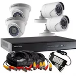 HIKVISION 4 Channel and 4 2MP Camera TVI-4CH2D2B-2MP-Eco 4CH 2MP-Lite Analog Kit/DS-7208HGHI-K1/2PCS DS-2CE16D0T-IPF(3.6mm)/2PCS DS-2CE56D0T-IPF (3.6mm）CCTV Package Kit