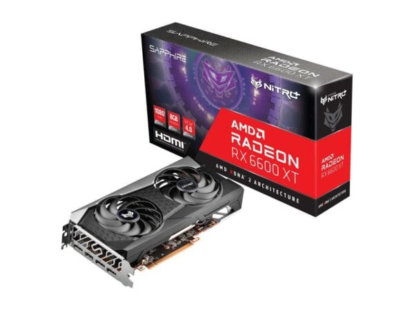 SAPPHIRE Nitro+ Radeon RX 6600 XT 8GB GDDR6 Video Card - AMD Video Cards