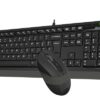 A4tech F1010 Wired Combo Keyboard and Mouse - Computer Accessories