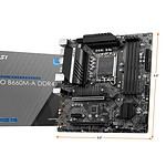 MSI PRO B660M-A DDR4 Intel Motherboard LGA 1700