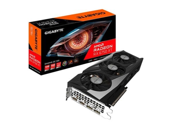 GIGABYTE Gaming OC RX 6750 XT 12GB GDDR6 Video Card GV-R675XTGAMING OC-12GD - AMD Video Cards