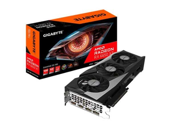 GIGABYTE Gaming OC RX 6650 XT 8GB GDDR6 Video Card GV-R665XTGAMING OC-8GD - AMD Video Cards