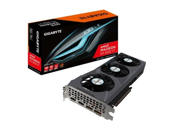 GIGABYTE Eagle RX 6650 XT 8GB GDDR6 Video Card GV-R665XTEAGLE-8GD - AMD Video Cards