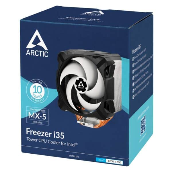 ARCTIC Freezer i35 INTEL Single Tower CPU Air Cooler - Aircooling System