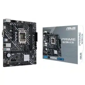 ASUS Prime H610M-K DDR4 LGA 1700 mATX Motherboard - Intel Motherboards