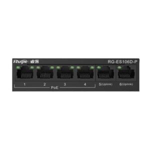 Ruijie RG-ES106D-P 4 Port Desktop Switch - Networking Materials