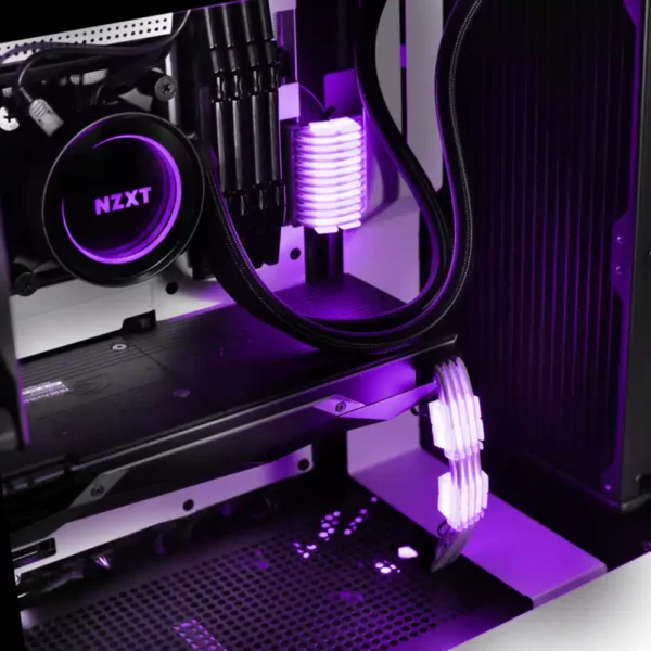 NZXT HUE 2 Cable Comb RGB Sleeved Power Cables AH-2PCCA-01 - Computer Accessories