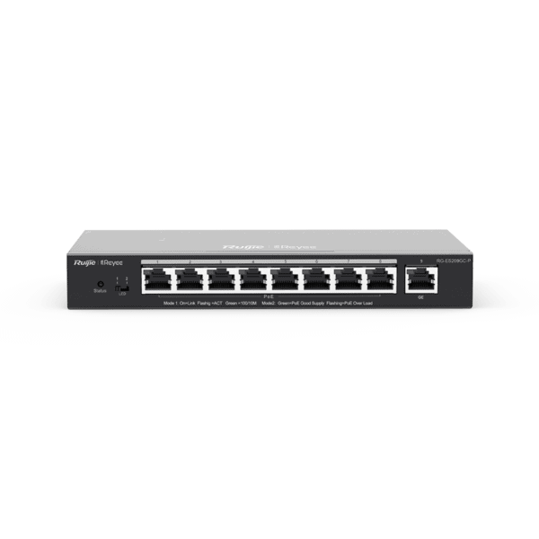 Ruijie RG-ES209GC-P Cloud Managed Switch For IP Surveillance - Networking Materials