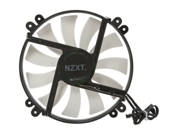 NZXT FS-200RB-G LED 200MM Green LED Silent Case Fan - Cooling Systems
